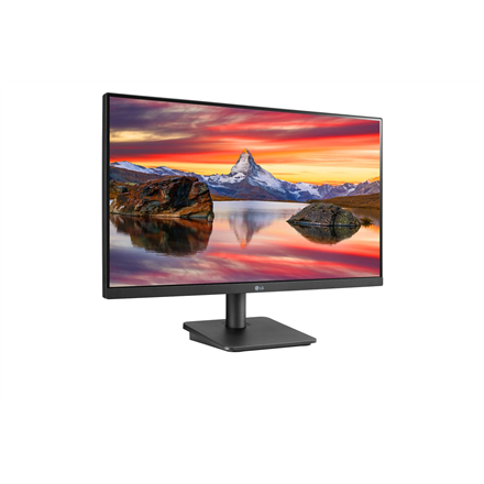 LG 24MP400-B 23.8 ", IPS, FHD, 1920 x 1080 pixels, 16:9, 5 ms, 250 cd/m², Black, Headphone Out, 75 Hz, HDMI ports quantity 1