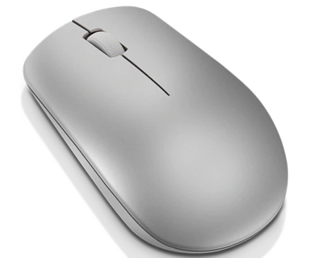 Lenovo Wireless Mouse 530 Optical Mouse, Platinum Grey, 2.4 GHz Wireless via Nano USB