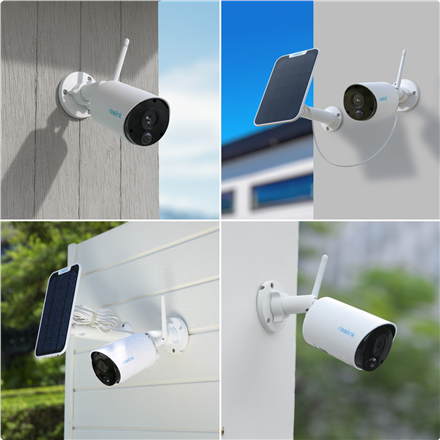 Reolink | Battery Wi-Fi Security Camera with Solar Panel, 3W | Argus Series B320 | Bullet | 3 MP | Fixed lens | IP65 | H.264 | Micro SD, Max. 128 GB