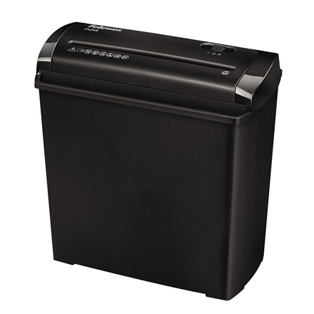 Fellowes Shredder P-25S Black 11 L Paper shredding Traditional Paper handling standard/output 7mm strips, security level P-1 Warranty 24 month(s)