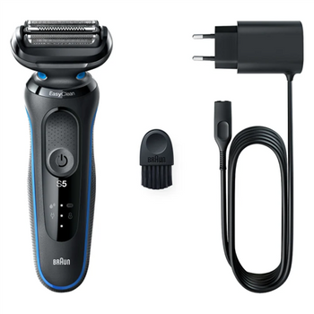 Braun Shaver 51-B1000s Operating time (max) 50 min Wet & Dry Black/Blue