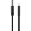 Goobay Micro USB charging and sync cable 46800 Black, USB 2.0 micro male (type B), USB 2.0 male (type A)