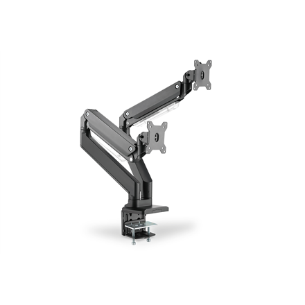 Digitus Desk Mount | DA-90427 | Adjustable Height, Rotate, Tilt, Swivel | 15-35 " | Maximum weight (capacity) 2x15 kg | Black