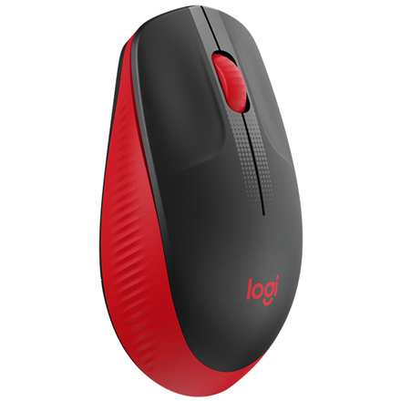 Logitech Full size Mouse M190 	Wireless Red USB