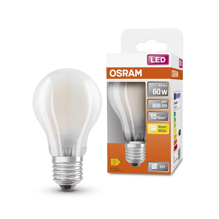Osram Parathom Classic Filament 60 non-dim 6,5W/827 E27 bulb Osram Parathom Classic Filament E27 6.5 W Warm White