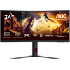 AOC CU34G4 | 34 " | Fast VA | UWQHD | 21:9 | 180 Hz | 1 ms | 3440 x 1440 pixels | 300 cd/m² | HDMI ports quantity 2 | Black