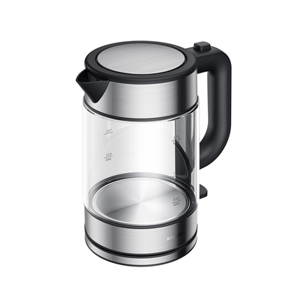Xiaomi Electric Glass Kettle EU Electric 2200 W 1.7 L Glass 360° rotational base Black/Stainless Steel