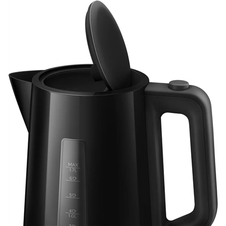 Philips Kettle HD9318/20 Electric 2200 W 1.7 L Plastic 360° rotational base Black