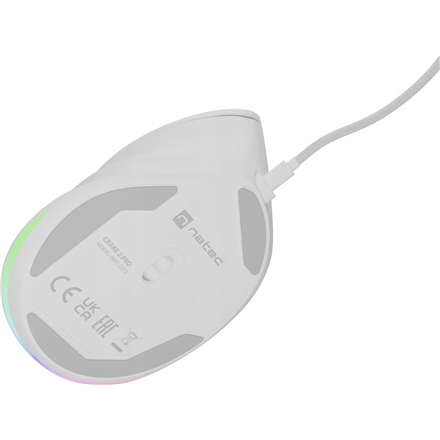 Genesis Mouse | Natec Crake 2 Pro | Wired | White