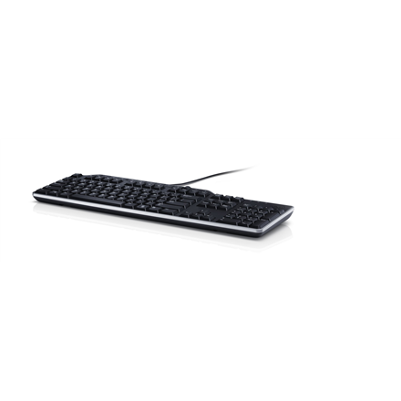 Dell KB-522 Multimedia Wired The Dell™ KB522 Wired Business Multimedia Keyboard has a newly refreshed ID and a sturdy/robust design with mid-profile keycap for great typing experience, quiet acoustics and durability for daily business usage. In addition, 