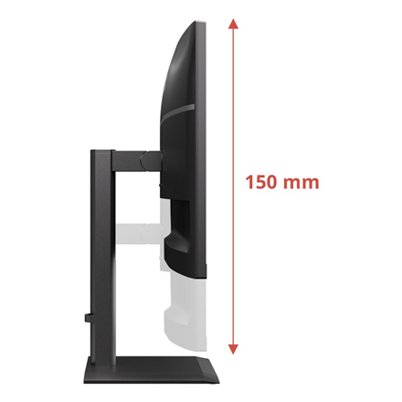 AOC U27E4CV | 27 " | IPS | UHD | 16:9 | 60 Hz | 4 ms | 3840 x 2160 pixels | 400 cd/m² | HDMI ports quantity 2 | Black