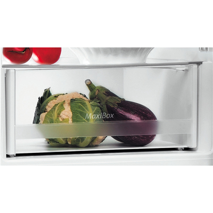 INDESIT Refrigerator LI6 S1E X Energy efficiency class F Free standing Combi Height 158.8 cm Fridge net capacity 197 L Freezer net capacity 75 L 39 dB Inox