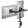 UCHWYT NA 2x MONITORY do monitorów do biurka VESA 10-27 cali REGULOWANY