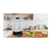 TEFAL Food Steamer VC204810	Ultracompact Black 800 W Capacity 9 L Number of baskets 3