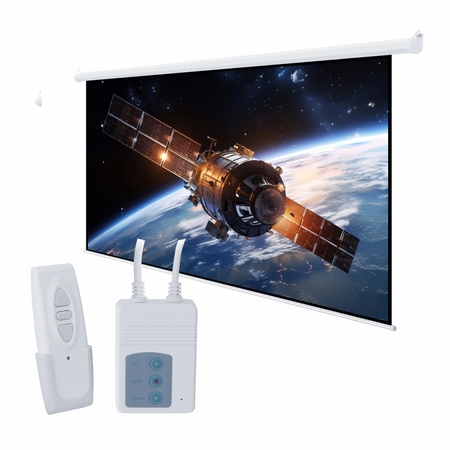 EKRAN ELEKTRYCZNY 70" 107x142cm z pilotem EA-70 4:3 ART