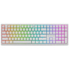 Klawiatura do gier bezprzewodowa Ducky Zero 6108 Pure White - MX2A Brown (US) 