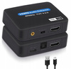 Ekstraktor HDMI 2.0 TOSLINK KONWERTER OPTYCZNY JACK AUX HDCP 4K