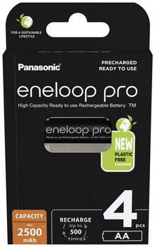 Akumulator Panasonic Eneloop Pro R6/AA 2500mAh (4 szt.)