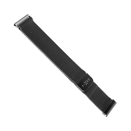 Fixed | Mesh Strap for Smatwatch, Quick Release 22mm | Black