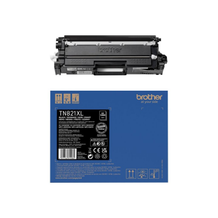 Toner Brother TN-821XLBK black Bis zu 12000 Seiten