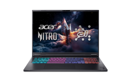Acer | Nitro 18 AI AN18-61-R40J | Obsidian Black | 18 " | IPS | WQXGA | 2560 x 1600 pixels | AMD Ryzen AI 7 | 350 | 16 GB | DDR5 | Solid-state drive capacity 1000 GB | NVIDIA GeForce RTX 5070 | GDDR7 | 8 GB | Windows 11 Home | 802.11ax | Bluetooth version