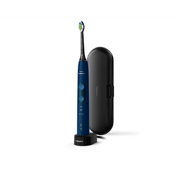 Philips ProtectiveClean 5100 Electric toothbrush HX6851/53 Rechargeable For adults Number of heads 2 Number of brush heads included 1 Dark Blue Number of teeth brushing modes 3