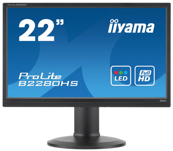 iiyama 21.5&amp;quot; TN B2280HS-B1 (GWARANCJA ZERO MARTWYCH PIXELI)