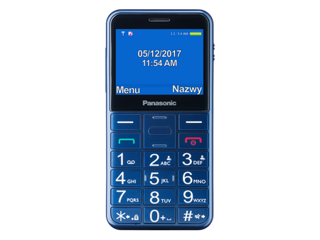 Panasonic KX-TU155EXBN Blue 2.4 " TFT-LCD microSD/microSDHC MB Bluetooth USB version micro USB Built-in camera Main camera 0.3 MP