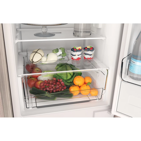 INDESIT | INC18 T111 | Refrigerator | Energy efficiency class F | Built-in | Combi | Height 177 cm | No Frost system | Fridge net capacity 182 L | Freezer net capacity 68 L | 34 dB | White