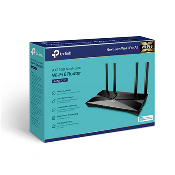 TP-LINK AX1500 Gigabit Wi-Fi 6 Router Triple-Core CPU