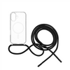 Fixed | MagPure Neck | Back Cover with Lanyard | Apple | iPhone 16 | TPU | Clear, Black