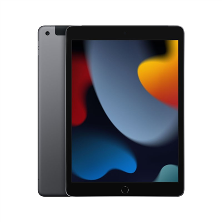 Apple iPad 10.2" 9th Gen 10.2 " Space Grey Retina IPS LCD A13 Bionic 3 GB 64 GB 4G Wi-Fi Front camera 12 MP Rear camera 8 MP Bluetooth 4.2 iPadOS 15 Warranty 12 month(s)