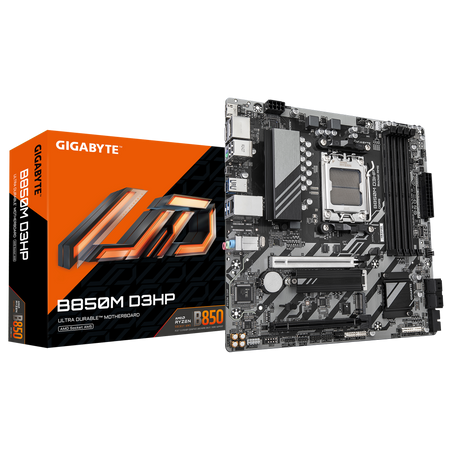 GIGABYTE B850M D3HP, AMD B850 Mainboard - Sockel AM5, DDR5