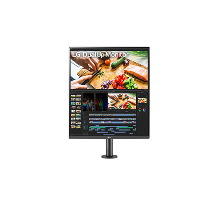 LG DualUp Monitor 28MQ780 27.6 " IPS SDQHD 16:18 5 ms 300 cd/m² Black 60 Hz HDMI ports quantity 2