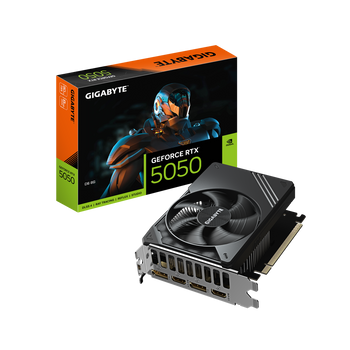 Gigabyte GeForce RTX 5050 D6 8G | NVIDIA | 8 GB | GeForce RTX 5050 | GDDR6 | HDMI ports quantity 2 | PCI-E 5.0