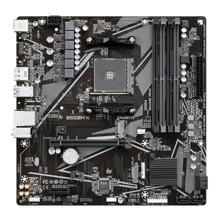GIGABYTE B550M K, AMD B550 Mainboard - Sockel AM4, DDR4