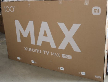 Xiaomi TV | Max 2025 | 100 | Smart TV | Google TV | UHD | Grey | UNPACKED, USED, SCRATCHED TV REMOTE CONTROL