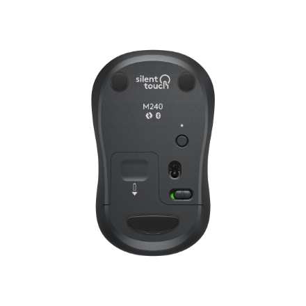 Logitech Mouse M240 SILENT Bluetooth graphit BT  DPI-Bereich: 400-4000, Schritte von 100 DPI