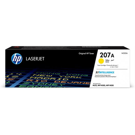 Toner HP 207A LaserJet M255dw/M283fxx Gelb W2212A Ergiebigkeit 1.250 Seiten