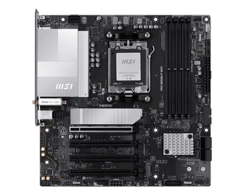 MSI PRO B850M-P WIFI | Processor family AMD B850 | Processor socket AM5 | DDR5 | Supported hard disk drive interfaces SATA, M.2 | Number of SATA connectors 4