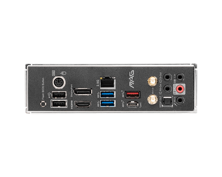 MSI | MAG B550 TOMAHAWK MAX WIFI | Processor family AMD | Processor socket AM4 | DDR4 DIMM | Memory slots 4 | Supported hard disk drive interfaces 	SATA, M.2 | Number of SATA connectors 6 | Chipset AMD B550 | ATX