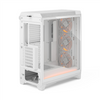 Fractal Design Meshify 3 Ambience Pro RGB White TG Clear PC-Gehäuse, Midi-Tower, E-ATX - weiß