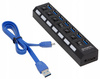 HUB USB 3.0 7 Portów x7 ROZGAŁĘŹNIK Rozdzielacz