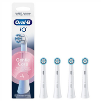Oral-B Replaceable toothbrush heads | iO Gentle Care | Heads | For adults | Number of brush heads included 4 | Number of teeth brushing modes Does not apply | White
