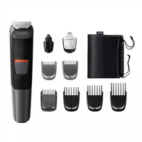 Philips Trimmer 9-in-1 Face and Hair Multigroom series 5000 MG5720/15 Cordless Number of length steps 11 Black