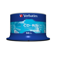 DYSK VERBATIM CD-R 700MB 52X DATA LIFE CAKE BOX 50
