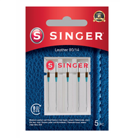 Singer Leather Needle 90/14 5PK, 5 pcs