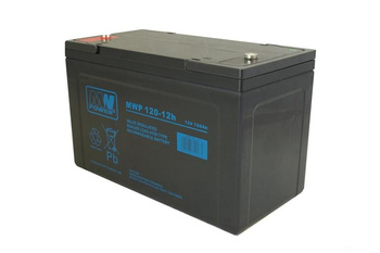 Akumulator żelowy 12V 120Ah MW Power MWP120-12H Long Life (12-letni)