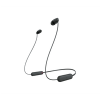 Sony WI-C100 Wireless In-Ear Headphones, Black Sony Wireless In-Ear Headphones WI-C100 Wireless In-ear Microphone Noise canceling Wireless Black