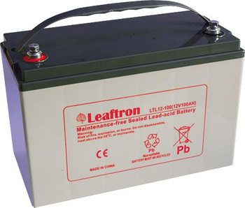 Akumulator żelowy 12V 100Ah Leaftron LTL12-100 Long Life (10-letni)